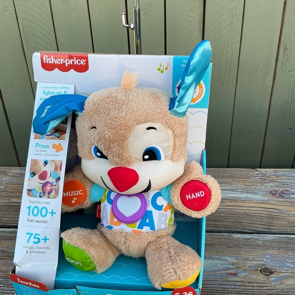 Fisher Price Laugh & Learn Smart Stages Puppy Plush 100 Words/ 75+ Songs NEW - Picture 6 of 10